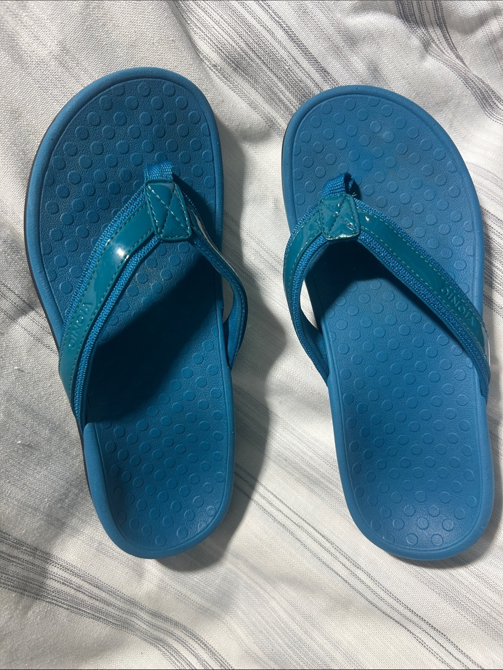 Vionic Teal Blue Women's Flip Flop Sandals